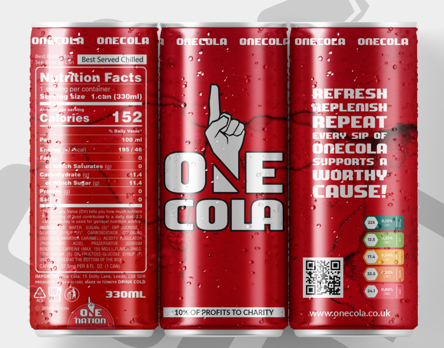 one cola refreshing cola